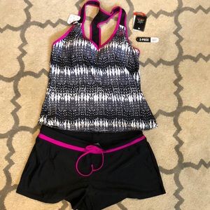 NWT ZeroXposur Size 14 Tankini